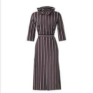 Nina Ricci silk striped dress.  Stunning